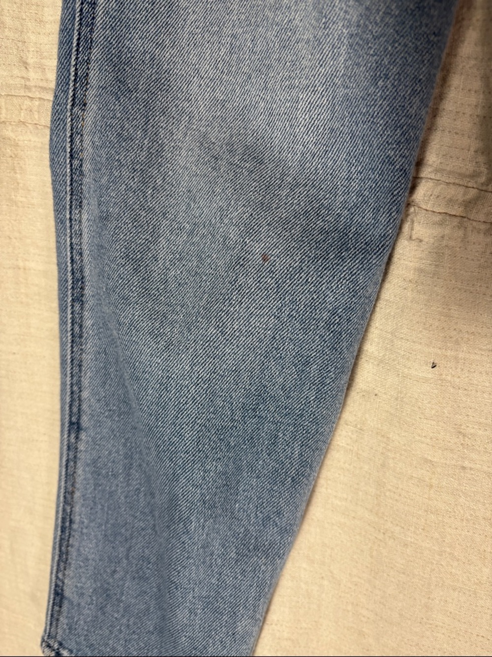 Hollister High-Rise Slim Straight Jeans in Light Wash Blue - Picture 6 of 6